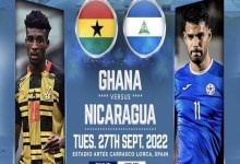 GHANA VS NICARAGUA